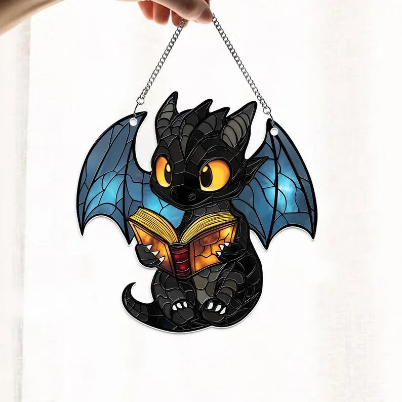 π2024 Christmas Gift 50% Off--Acrylic Colorful Dragon Suncatcher Ornament