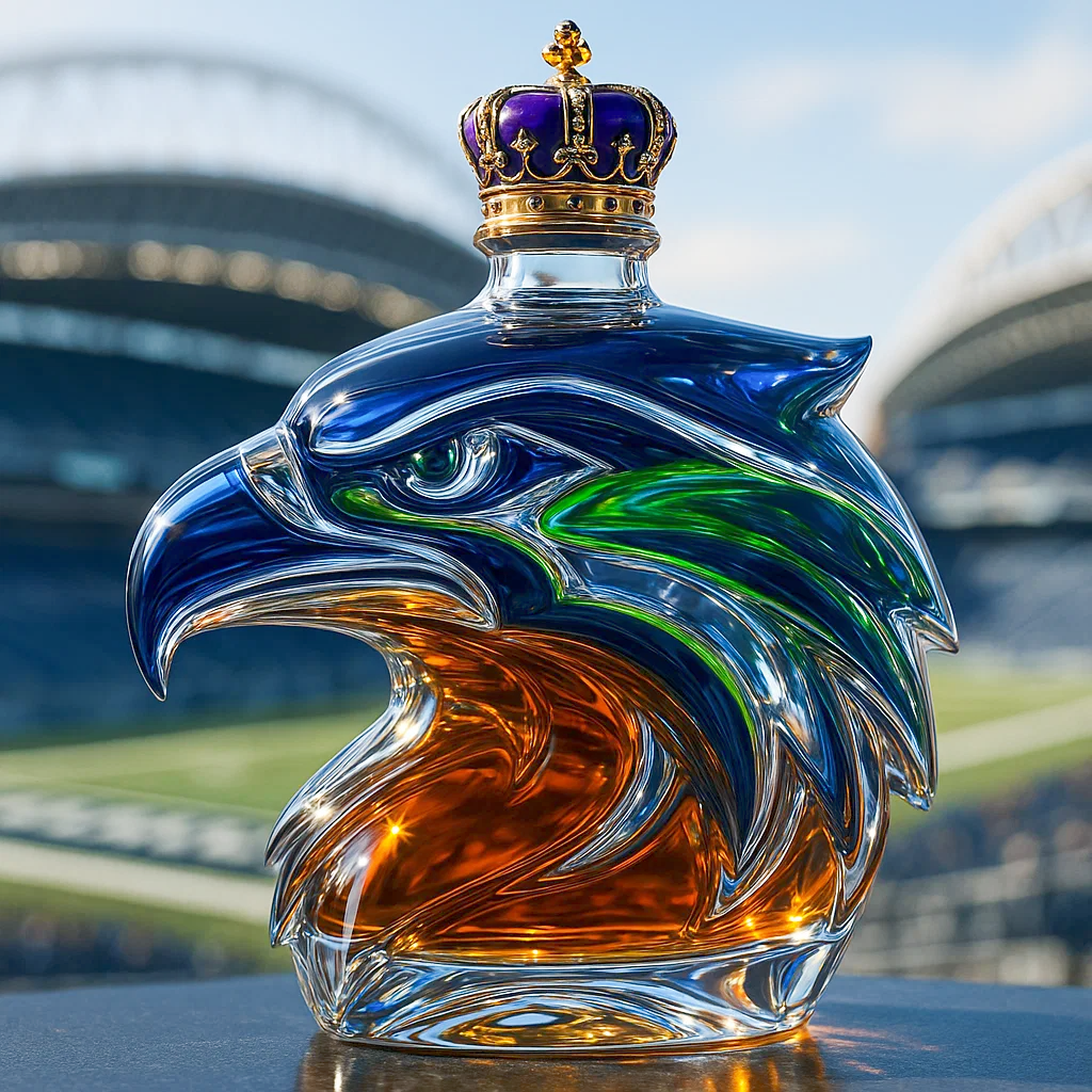 SheremArt™ Hawk Pride Decanter