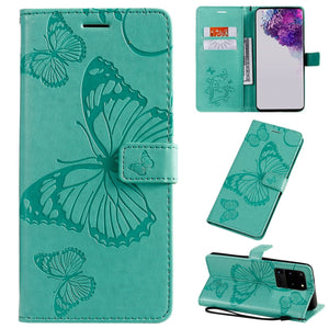 3D Embossed Butterfly Wallet Flip Card Phone Case For SAMSUNG Galaxy A13 5G