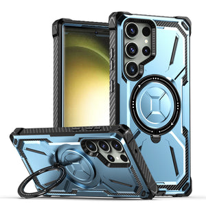 Metal Armor Bracket Wireless Charging Phone Case For SAMSUNG Galaxy S23Ultra