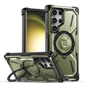 Metal Armor Bracket Wireless Charging Phone Case For SAMSUNG Galaxy S23Ultra