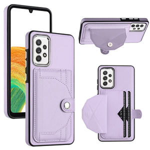 Rear Cover Type Leather Card Holster Phone Case For SAMSUNG Galaxy A53 5G