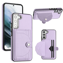 Load image into Gallery viewer, Rear Cover Type Leather Card Holster Phone Case For SAMSUNG Galaxy S21FE 5G