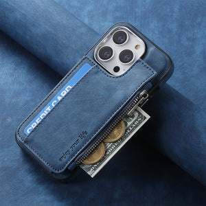 Colapachic Wireless Charging Magnetic Wallet Leather Case For iPhone