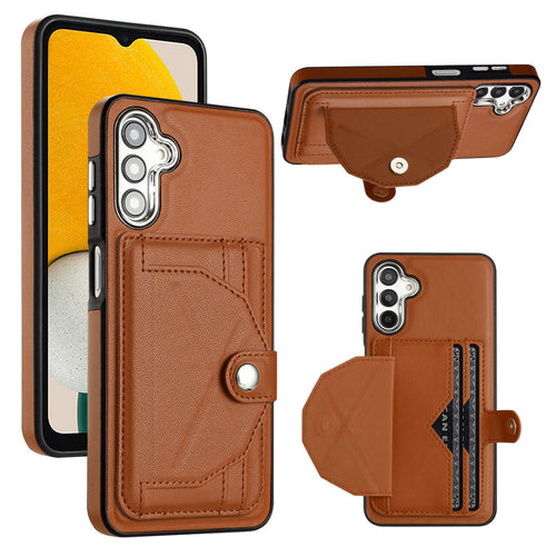 Rear Cover Type Leather Card Holster Phone Case For SAMSUNG Galaxy A14 5G