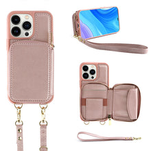 Load image into Gallery viewer, RFID Cross-by Strap Multifunction Phone Case For iPhone