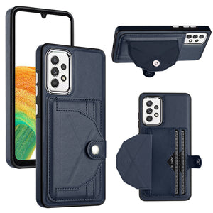 Rear Cover Type Leather Card Holster Phone Case For SAMSUNG Galaxy A53 5G