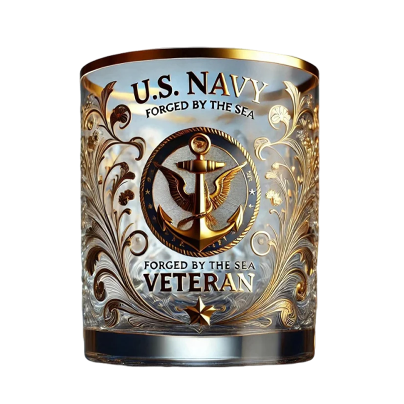 Sherum Veteran Tribute Glass