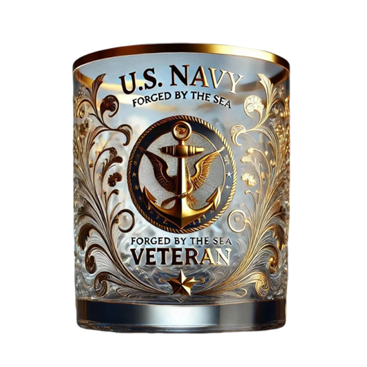 Sherum Veteran Tribute Glass