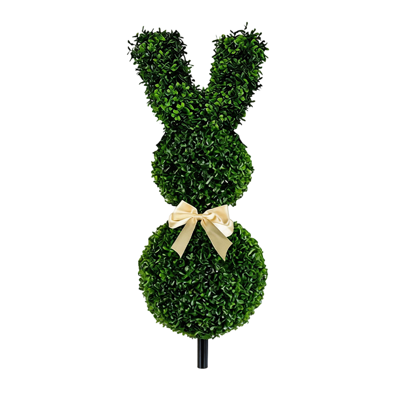 Sherum Artisan-Crafted Bunny Topiary Trees💥