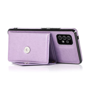 Triangle Crossbody Multifunctional Wallet Card Leather Case For Samsung Galaxy A53(5G)
