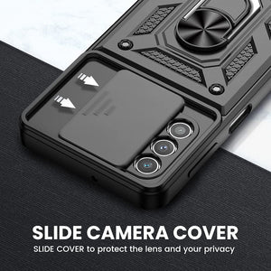 Luxury Lens Protection Vehicle-mounted Shockproof Case For Samsung Galaxy A23