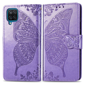 Luxury Embossed Butterfly Leather Wallet Flip Case For Samsung Galaxy A42 5G