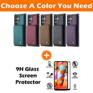 Anti-drop Card Back Shell Protective Phone Case for Samsung Galaxy S22 Ultra 5G