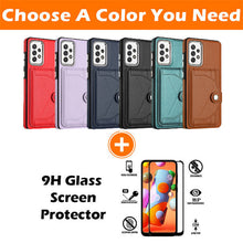 Load image into Gallery viewer, Rear Cover Type Leather Card Holster Phone Case For SAMSUNG Galaxy A13 4G/5G