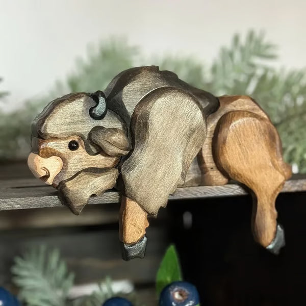 Carved Wooden Decor