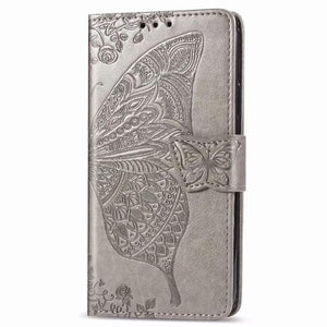 Luxury Embossed Butterfly Leather Wallet Flip Case For Samsung Galaxy S10 5G