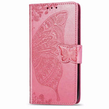 Load image into Gallery viewer, Luxury Embossed Butterfly Leather Wallet Flip Case For Samsung Galaxy A54