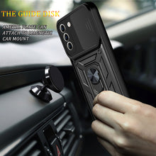 Load image into Gallery viewer, Luxury Lens Protection Vehicle-mounted Shockproof Case For Samsung S21 Series