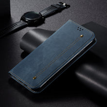 Load image into Gallery viewer, Canvas Denim Pattern Simple Card Phone Case For Oneplus Nord N10 5G