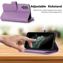 Charger l&#39;image dans la galerie, Samsung Galaxy A50 / a50s Luxury zip Leather clip Flip over Multi - Card slot PHONE CASE
