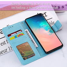Charger l&#39;image dans la galerie, 2021 Samsung Galaxy s10 Series Luxury skin Cherry Flower Cat Wallet skin PHONE CASE