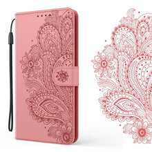 Load image into Gallery viewer, Peacock Embossed Imitation Leather Wallet Phone Case For Samsung A21