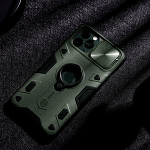 【Black rhino】Luxury Sliding Lens Protection ring holder case for iPhone 11Pro/11ProMax