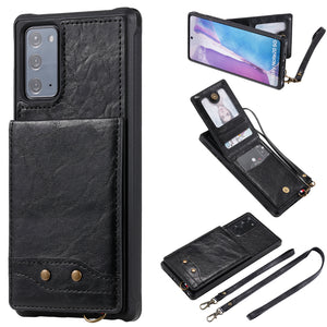 Rear Cover Type Protective Card Holster Phone Case For SAMSUNG Galaxy NOTE20