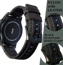 Load image into Gallery viewer, Warrior Series Jeep Nylon With Leather  Watch Strap/Watch Bands