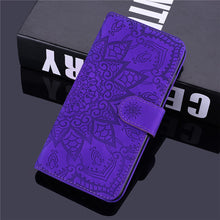Charger l&#39;image dans la galerie, Flip Leather 3D Embossed Phone Case For Samsung Galaxy S20FE