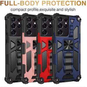 ALL New Luxury Armor Shockproof With Kickstand For SAMSUNG S21Ultra