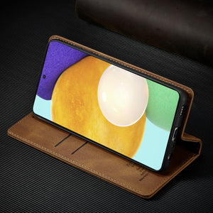 Retro Skin Feel Lines Flip Wallet Phone Case For SAMSUNG Galaxy S21 (5G)