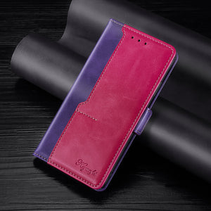 Nouveau portefeuille de portefeuille de portefeuille en cuir pour Samsung Galaxy S9 / S9 +