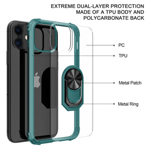 2021 Ultra Thin 2-in-1 Four-Corner Anti-Fall Sergeant Case For iPhone 12 Series