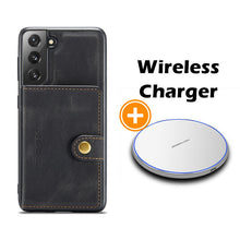 Load image into Gallery viewer, New Magnetic Wallet Phone Case For Samsung S21 FE 5G