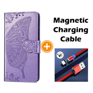 Luxury Embossed Butterfly Leather Wallet Flip Case For Samsung A23 5G/ A23 4G
