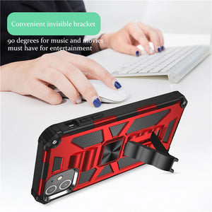 Luxury Armor Shockproof With Kickstand For iPhone 12