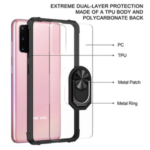 2021 Ultra Thin 2-in-1 Four-Corner Anti-Fall Sergeant Case For Samsung S20 SERIES