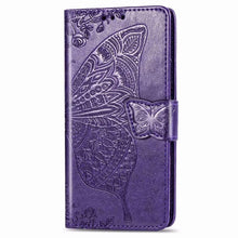 Load image into Gallery viewer, Luxury Embossed Butterfly Leather Wallet Flip Case For Samsung Galaxy S10
