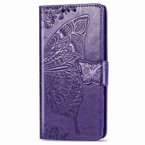 Luxury Embossed Butterfly Leather Wallet Flip Case For Samsung Galaxy S20 FE