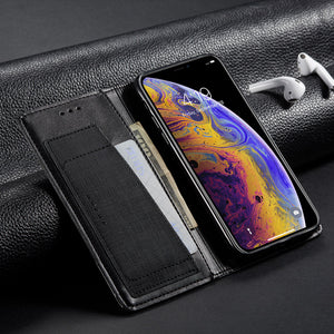 Business Stitching Flip Wallet Case For iPhone 11ProMax