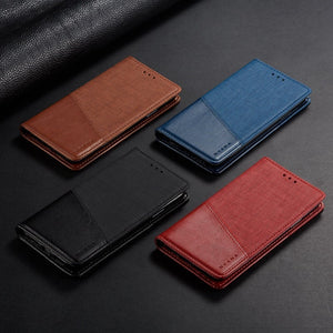 Business Stitching Flip Wallet Case For SAMSUNG Galaxy NOTE10+