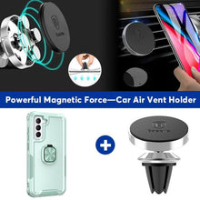 Charger l&#39;image dans la galerie, Coque de téléphone avec support d&#39;anneau rotatif robot pour SAMSUNG Galaxy S21 + 5G