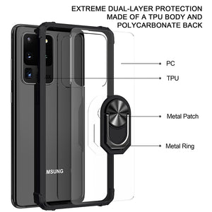 2021 Ultra Thin 2-in-1 Four-Corner Anti-Fall Sergeant Case For Samsung S20 SERIES