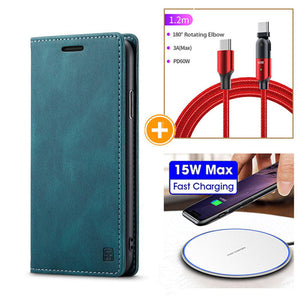 RFID Blocking Anti-theft Swipe Card Wallet Phone Case For SAMSUNG NOTE20/NOTE20 5G