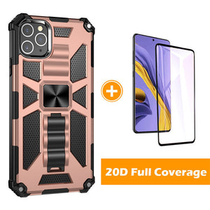 Armure de luxe 2022 antichoc avec béquille pour iPhone 11PRO Max