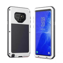 Charger l&#39;image dans la galerie, Étui de téléphone en aluminium métal imperméable de l&#39;armure de luxe pour Samsung Note9