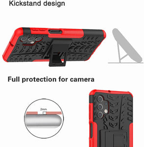 Rubber Hard Armor Cover Case For Samsung Galaxy A32 5G