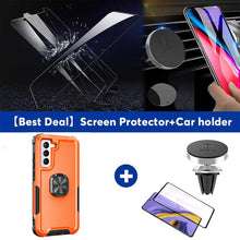 Load image into Gallery viewer, Robot Rotating Ring Bracket Phone Case For SAMSUNG Galaxy S22+ 5G